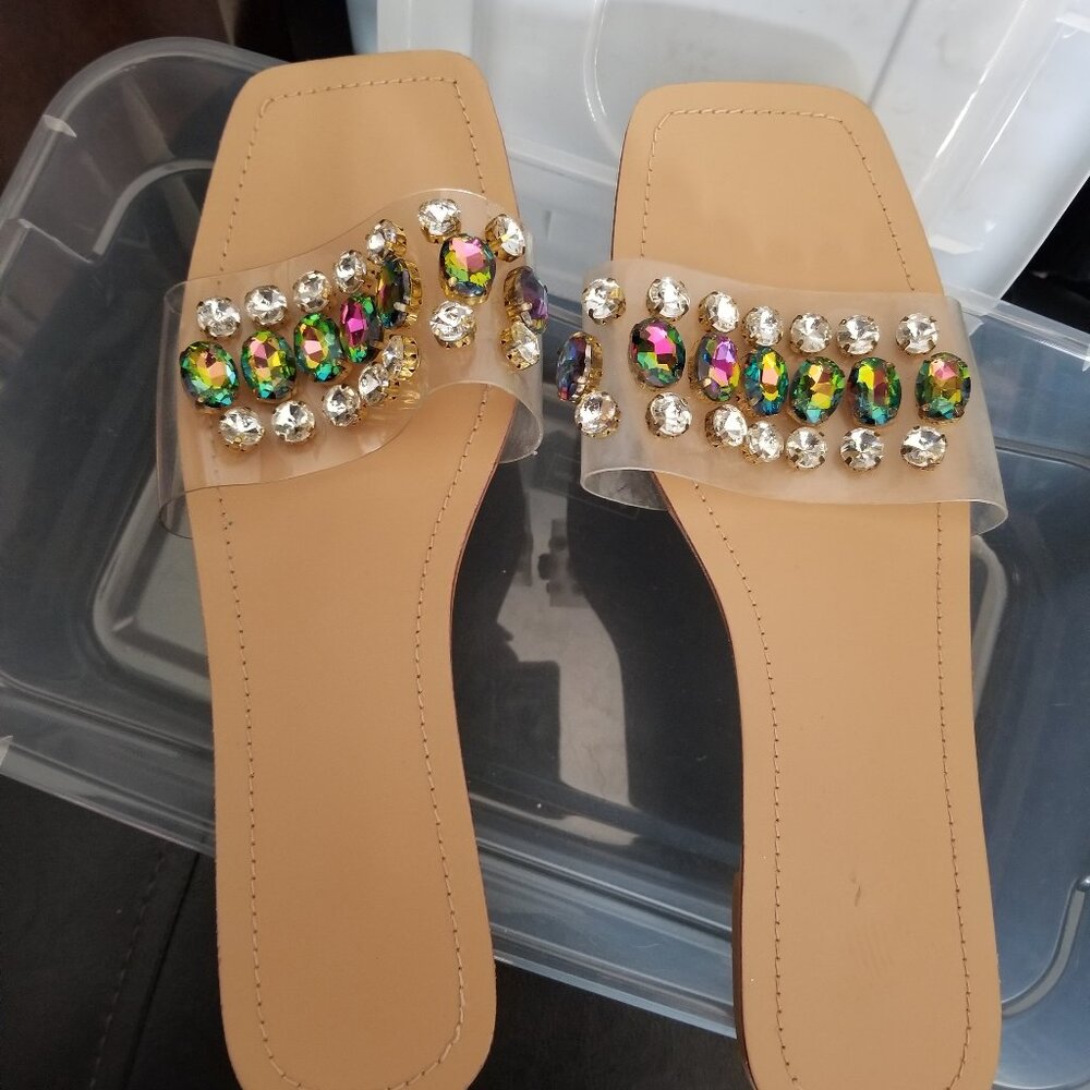 Clear Flip-off Summer slippers